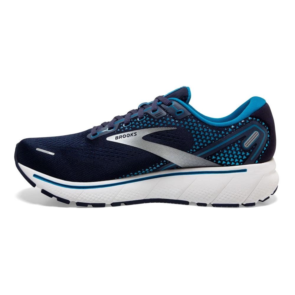 'Brooks' Men's Ghost 14 - Navy / Stellar / White 7 'Brooks' Men's Ghost 14 - Navy / Stellar / White