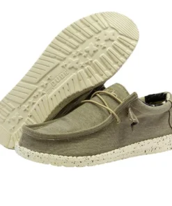 'Hey Dude' Men's Wally Stretch - Beige