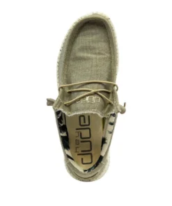 'Hey Dude' Men's Wally Stretch - Beige