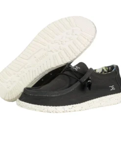 'Hey Dude' Men's Wally Stretch - Black 13 'Hey Dude' Men's Wally Stretch - Black