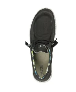 'Hey Dude' Men's Wally Stretch - Black 12 'Hey Dude' Men's Wally Stretch - Black