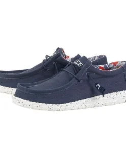 'Hey Dude' Men's Wally Stretch - Blue