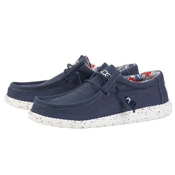 'Hey Dude' Men's Wally Stretch - Blue 3 'Hey Dude' Men's Wally Stretch - Blue