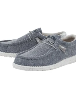 'Hey Dude' Men's Wally Stretch - Cobalt