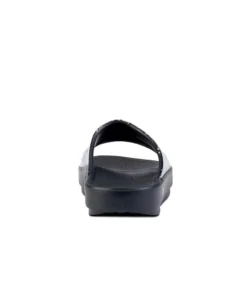 'OOFOS' Women's OOahh Slide Limited Edition - Black / Champagne Pop 12 'OOFOS' Women's OOahh Slide Limited Edition - Black / Champagne Pop