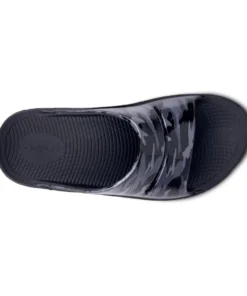 'OOFOS' Women's OOahh Slide Limited Edition - Black / Gray / Camo 11 'OOFOS' Women's OOahh Slide Limited Edition - Black / Gray / Camo
