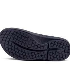'OOFOS' Women's OOahh Slide Limited Edition - Black / Leopard