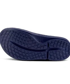 'OOFOS' Women's OOahh Slide Limited Edition - Navy / Silver / Silver Snake 10 'OOFOS' Women's OOahh Slide Limited Edition - Navy / Silver / Silver Snake