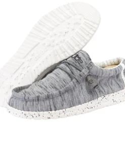 'Hey Dude' Men's Wally Stretch - Stone/White