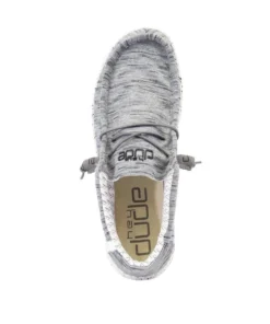 'Hey Dude' Men's Wally Stretch - Stone/White