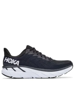 'HOKA' Men's Clifton 7 - Black / White