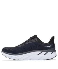 'HOKA' Men's Clifton 7 - Black / White