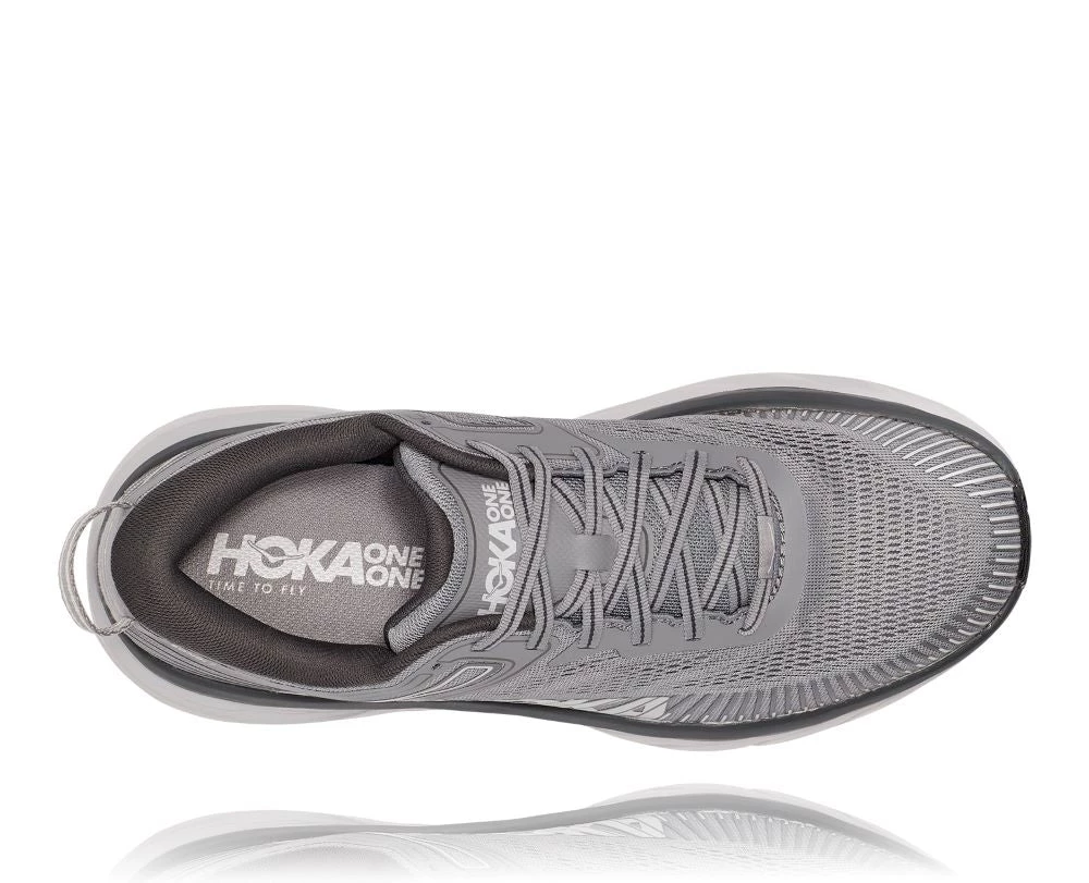 'HOKA' Men's Bondi 7 - Wild Dove / Dark Shadow (Extra Wide) 4 'HOKA' Men's Bondi 7 - Wild Dove / Dark Shadow (Extra Wide)
