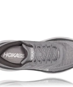'HOKA' Men's Bondi 7 - Wild Dove / Dark Shadow (Wide)