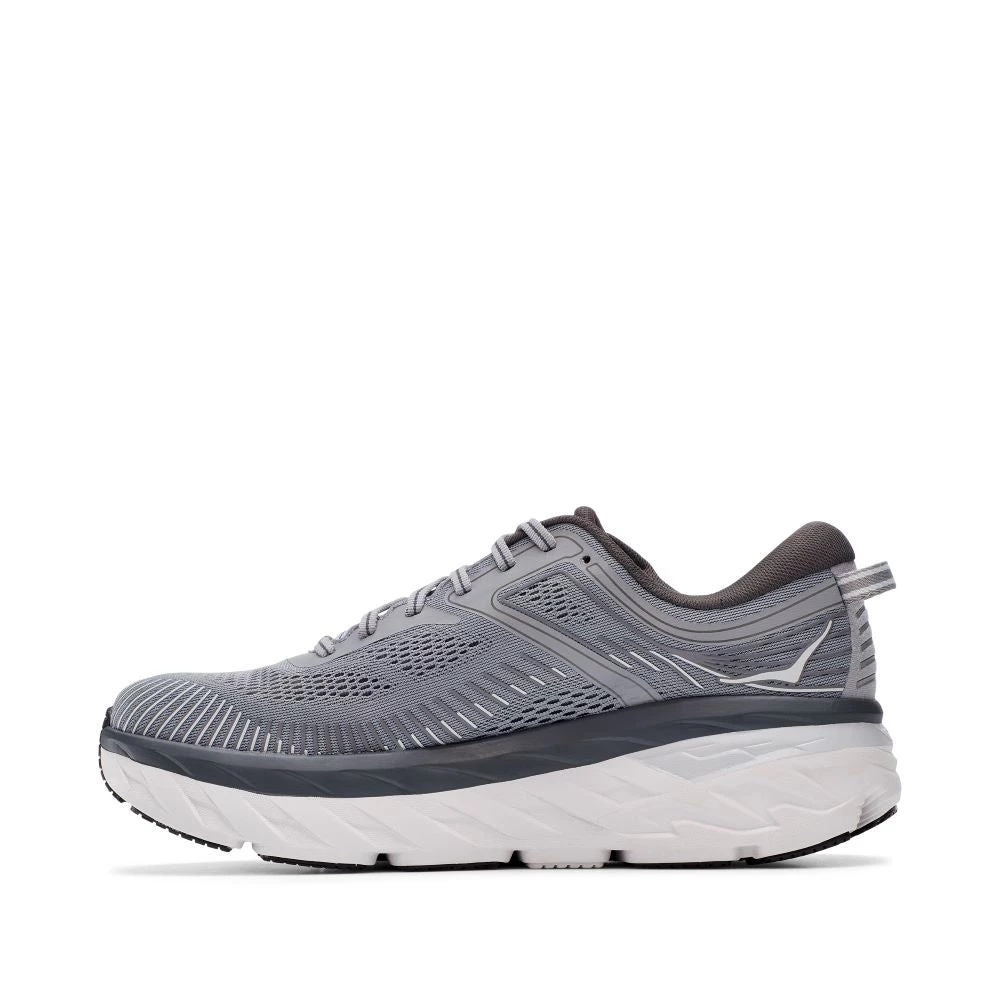 'HOKA' Men's Bondi 7 - Wild Dove / Dark Shadow (Extra Wide) 7 'HOKA' Men's Bondi 7 - Wild Dove / Dark Shadow (Extra Wide)