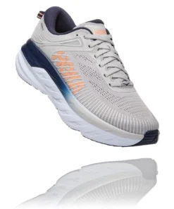 'HOKA' Women's Bondi 7 - Lunar Rock / Black Iris