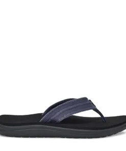 'Teva' Men's Voya Canvas Flip Sandal - Blue Indigo