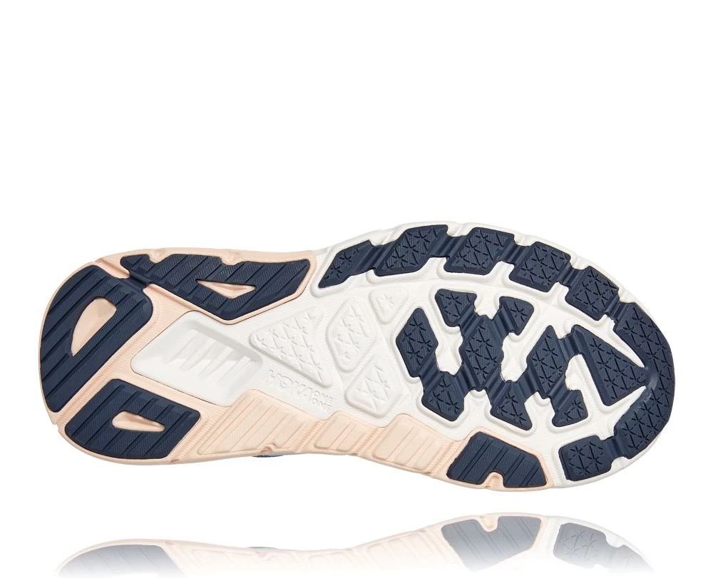 'Hoka' Women's Arahi 5 - Blue Fog / Provincial Blue 5 'Hoka' Women's Arahi 5 - Blue Fog / Provincial Blue