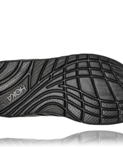 'HOKA' Women's Ora Recovery Flip - Black / Dark Grey