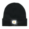 'Caterpillar' Men's Flashlight Insulated Beanie - Black