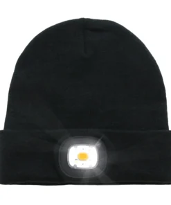 'Caterpillar' Men's Flashlight Insulated Beanie - Black