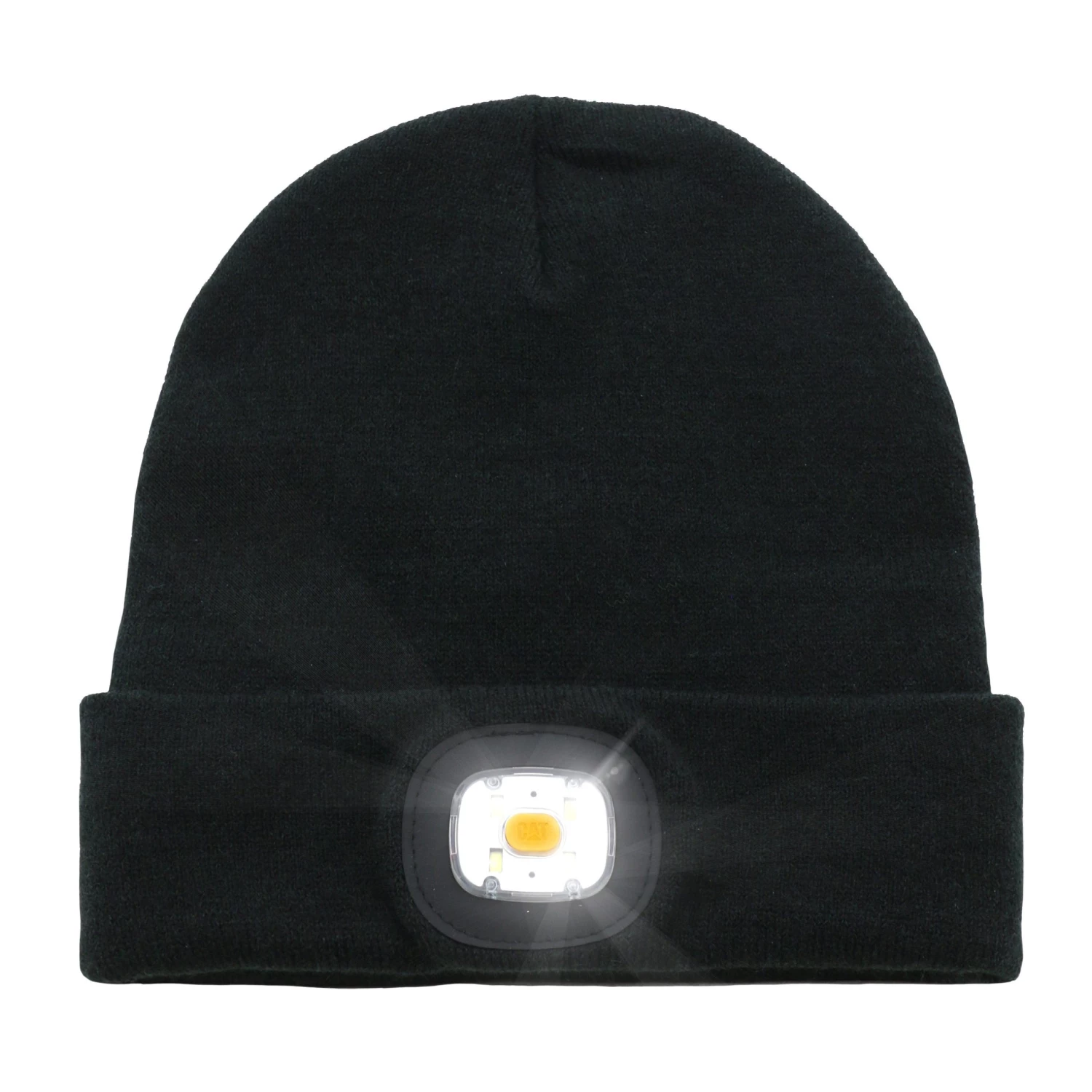 'Caterpillar' Men's Flashlight Insulated Beanie - Black 3 'Caterpillar' Men's Flashlight Insulated Beanie - Black