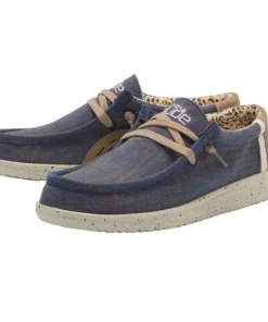 'Hey Dude' Men's Wally Free - Natural Blue