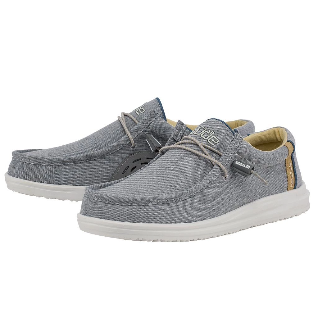 'Hey Dude' Men's Wally Free - Ash 3 'Hey Dude' Men's Wally Free - Ash