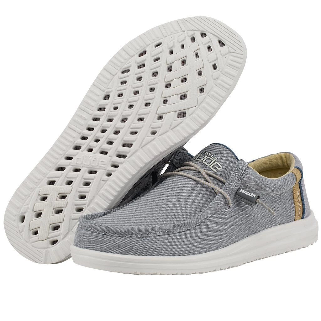 'Hey Dude' Men's Wally Free - Ash 4 'Hey Dude' Men's Wally Free - Ash