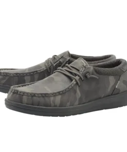 'Hey Dude' Men's Paul Recycled Leather - Arctic Camo