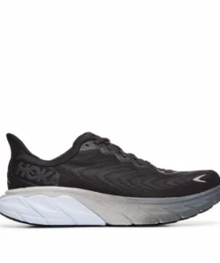 'HOKA' Men's Arahi 6 - Black / White (Wide) 10 'HOKA' Men's Arahi 6 - Black / White (Wide)