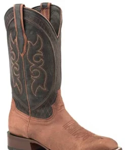 KARMAN ROPER 'Stetson' Men's 13" Westby Square Toe - Tan / Black