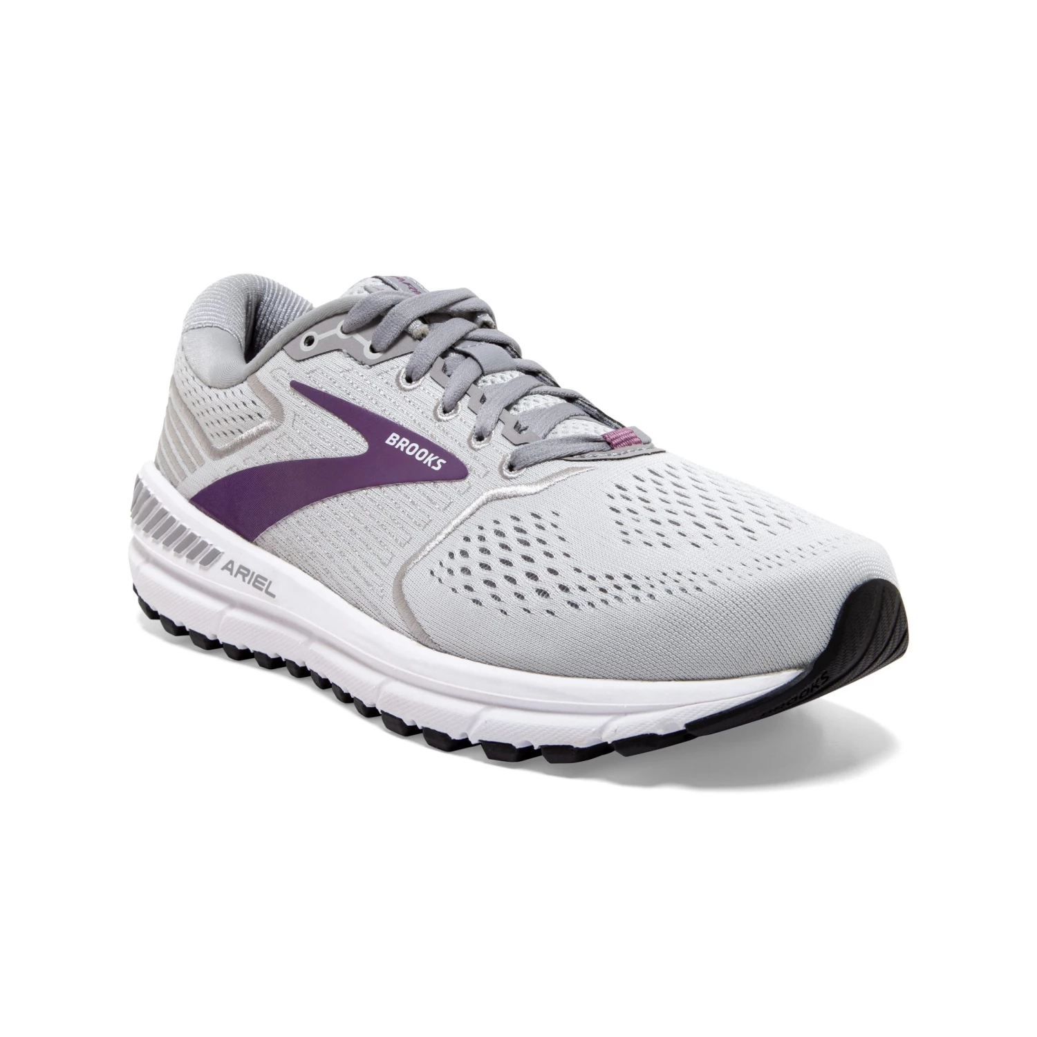 'Brooks' Women's Ariel 20 - Oyster / Alloy / Grape 4 'Brooks' Women's Ariel 20 - Oyster / Alloy / Grape