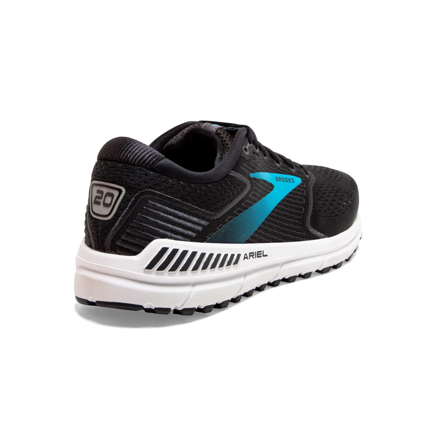 'Brooks' Women's Ariel 20 - Black / Ebony / Blue 7 'Brooks' Women's Ariel 20 - Black / Ebony / Blue