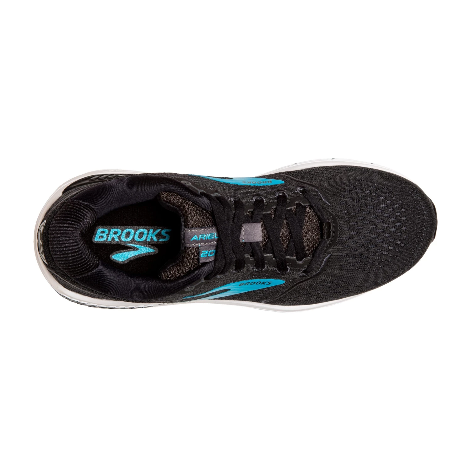 'Brooks' Women's Ariel 20 - Black / Ebony / Blue 6 'Brooks' Women's Ariel 20 - Black / Ebony / Blue