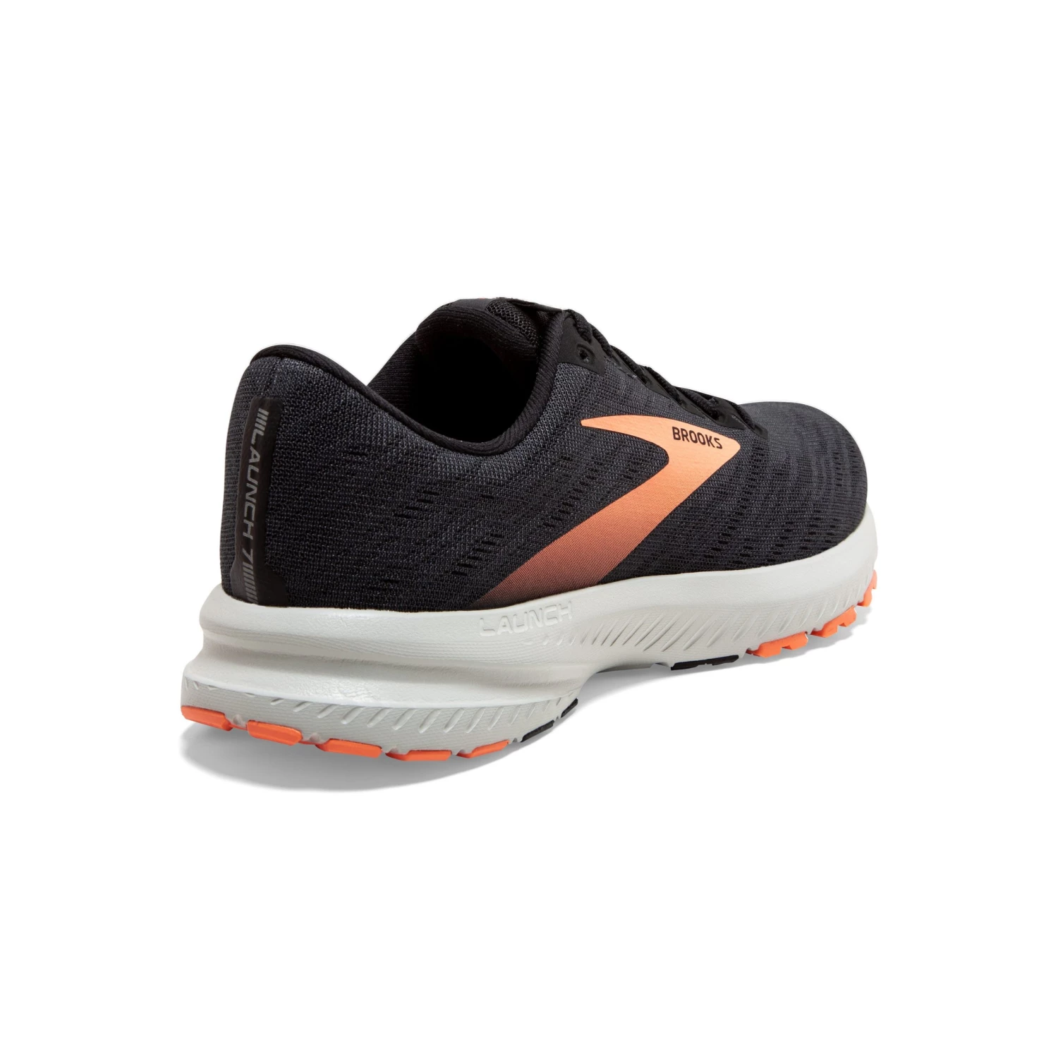 'Brooks' Women's Launch 7 - Black / Cantaloupe 5 'Brooks' Women's Launch 7 - Black / Cantaloupe