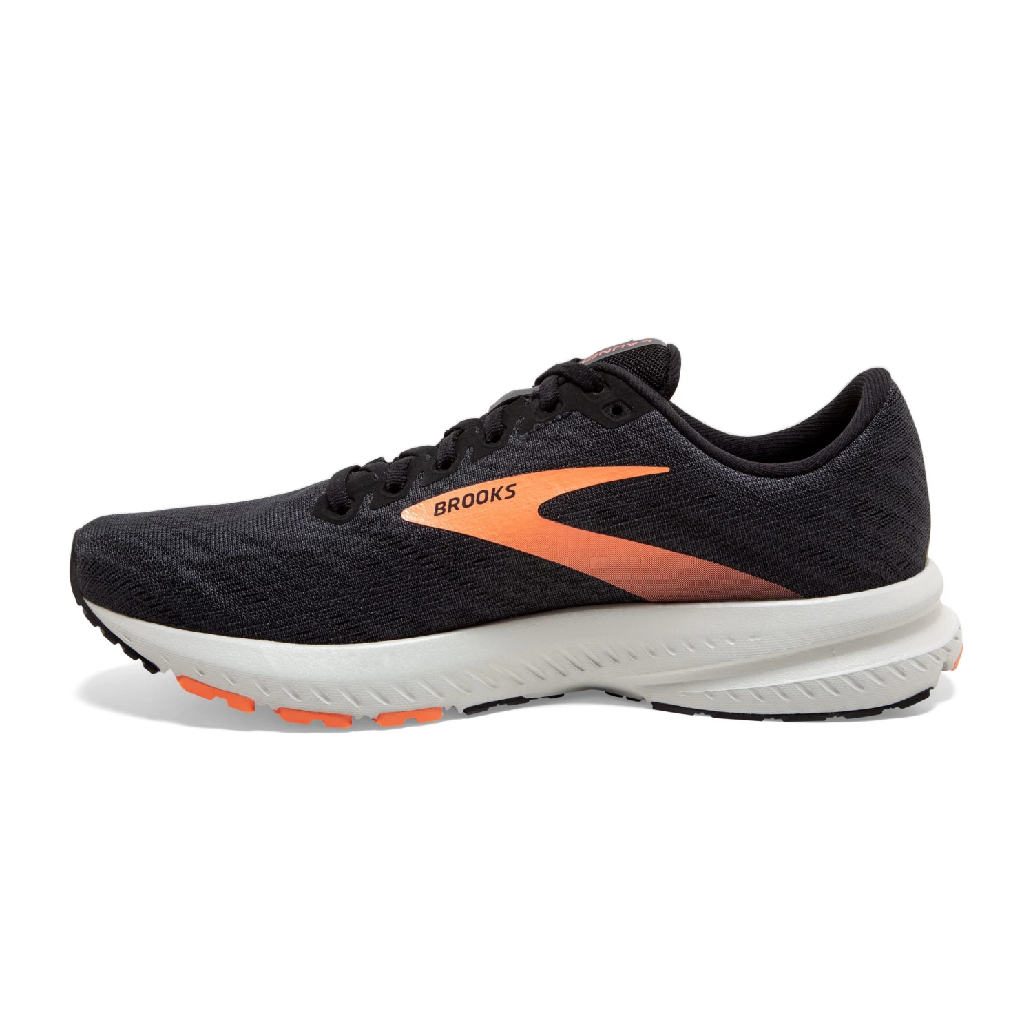 'Brooks' Women's Launch 7 - Black / Cantaloupe 8 'Brooks' Women's Launch 7 - Black / Cantaloupe
