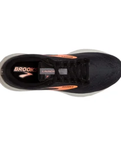 'Brooks' Women's Launch 7 - Black / Cantaloupe 12 'Brooks' Women's Launch 7 - Black / Cantaloupe