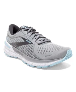 'Brooks' Women's Adrenaline GTS 21 - Oyster / Alloy / Light Blue