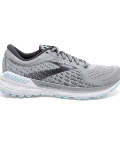 'Brooks' Women's Adrenaline GTS 21 - Oyster / Alloy / Light Blue