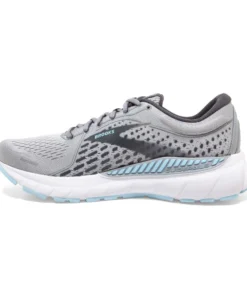 'Brooks' Women's Adrenaline GTS 21 - Oyster / Alloy / Light Blue