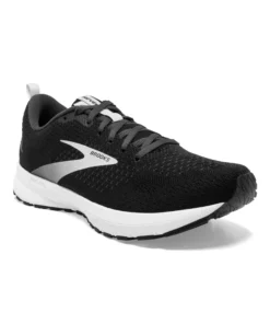 'Brooks' Women's Revel 4 - Black / Oyster / Silver 9 'Brooks' Women's Revel 4 - Black / Oyster / Silver