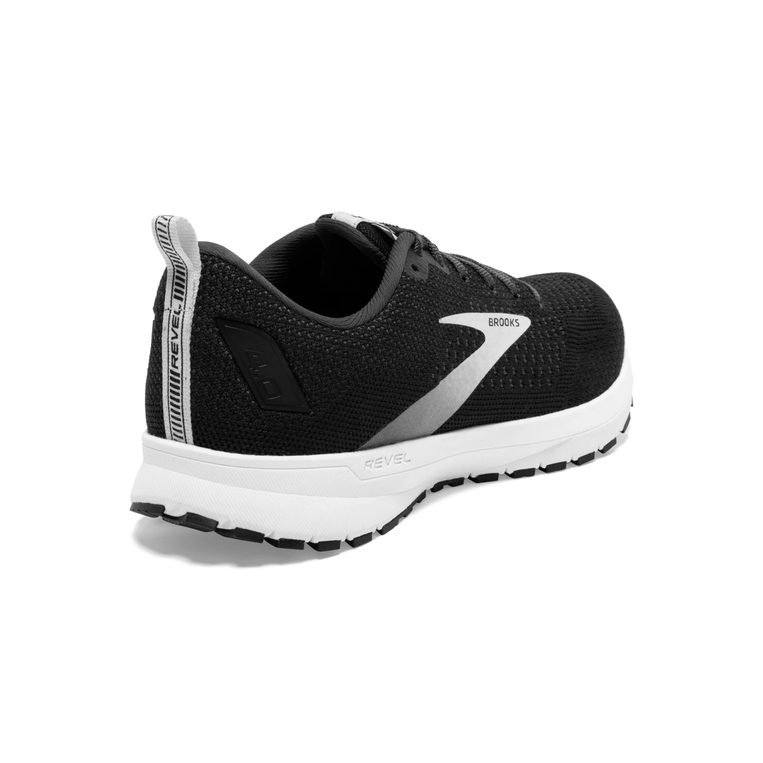 'Brooks' Women's Revel 4 - Black / Oyster / Silver 7 'Brooks' Women's Revel 4 - Black / Oyster / Silver