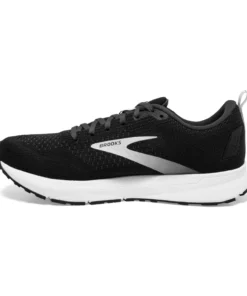 'Brooks' Women's Revel 4 - Black / Oyster / Silver 10 'Brooks' Women's Revel 4 - Black / Oyster / Silver