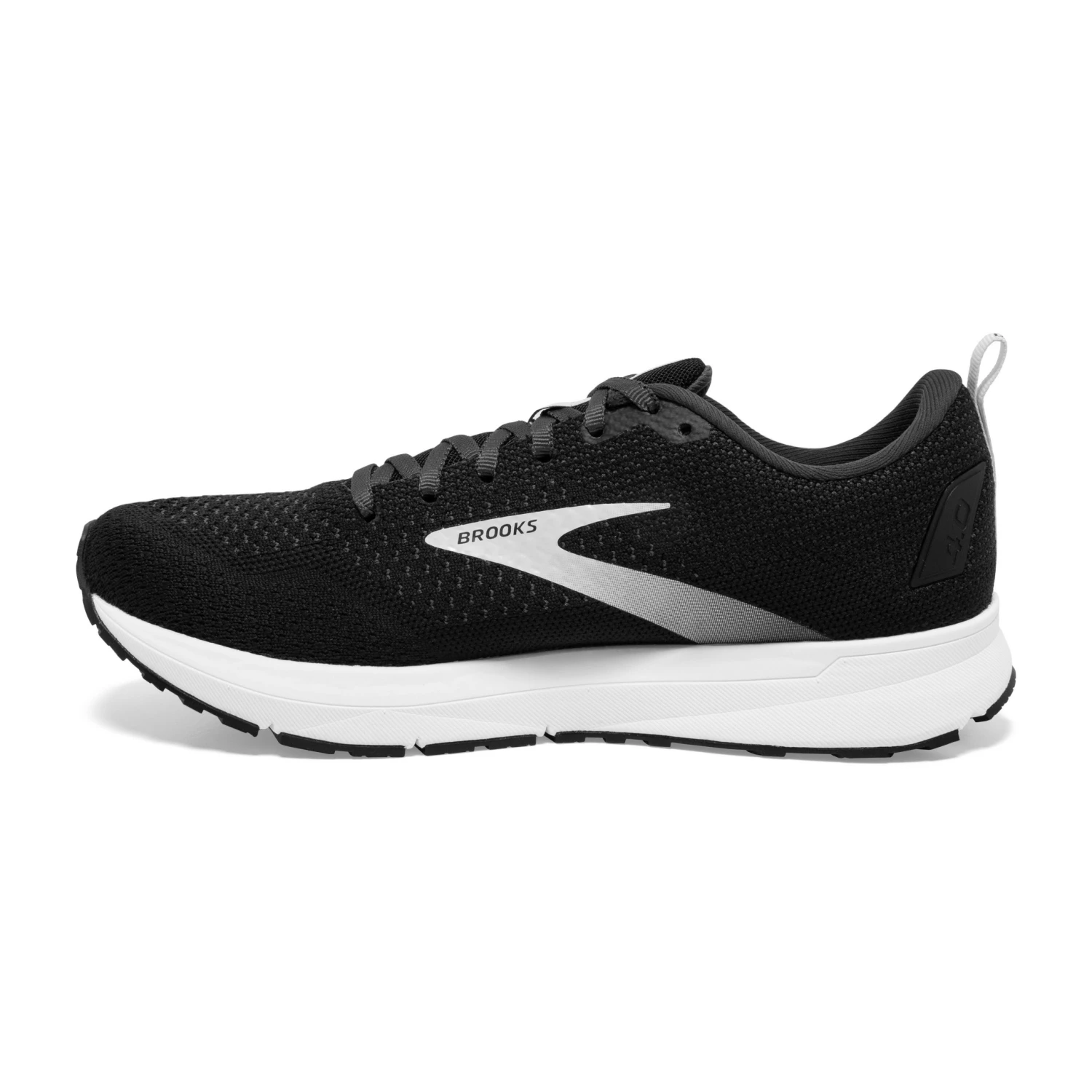 'Brooks' Women's Revel 4 - Black / Oyster / Silver 5 'Brooks' Women's Revel 4 - Black / Oyster / Silver