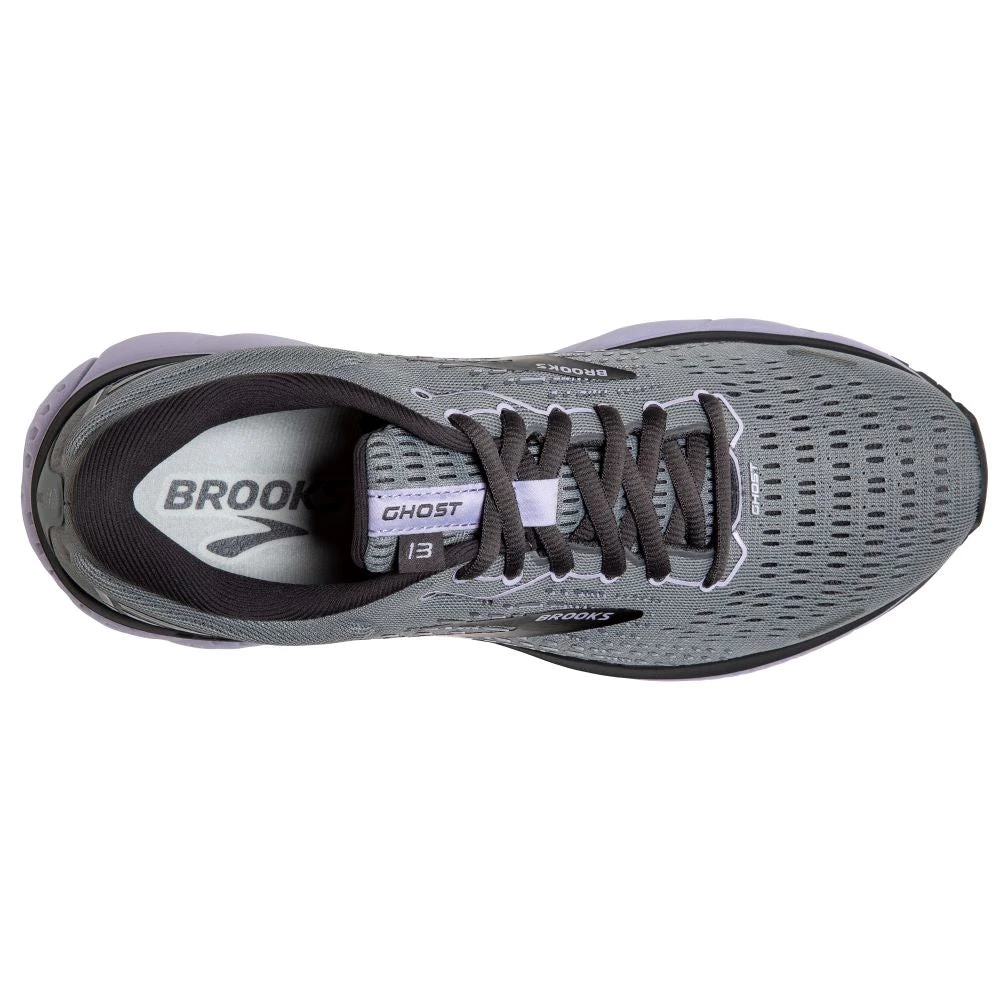 'Brooks' Women's Ghost 13 - Grey / Blackened Pearl / Purple 6 'Brooks' Women's Ghost 13 - Grey / Blackened Pearl / Purple
