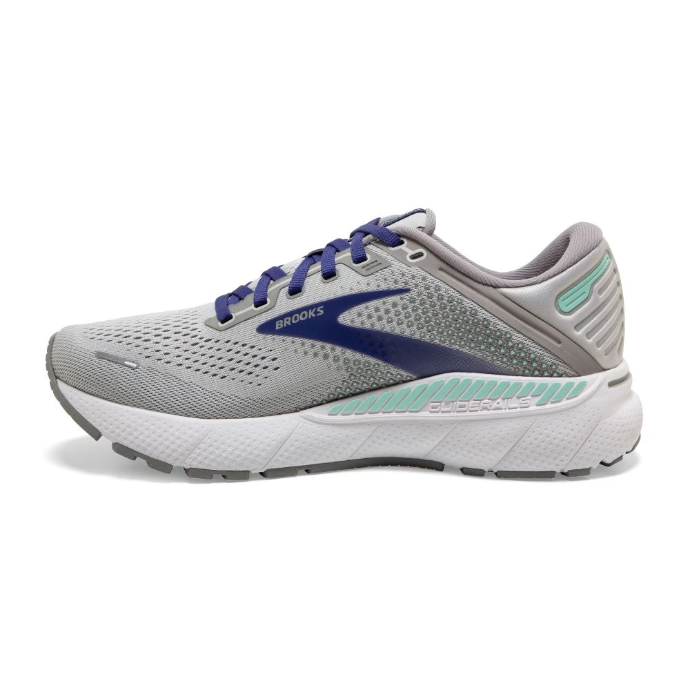 'Brooks' Women's Adrenaline GTS 22 - Alloy / Blue / Green 7 'Brooks' Women's Adrenaline GTS 22 - Alloy / Blue / Green