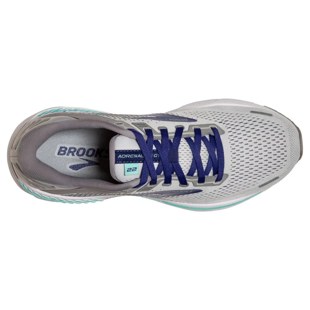 'Brooks' Women's Adrenaline GTS 22 - Alloy / Blue / Green 5 'Brooks' Women's Adrenaline GTS 22 - Alloy / Blue / Green