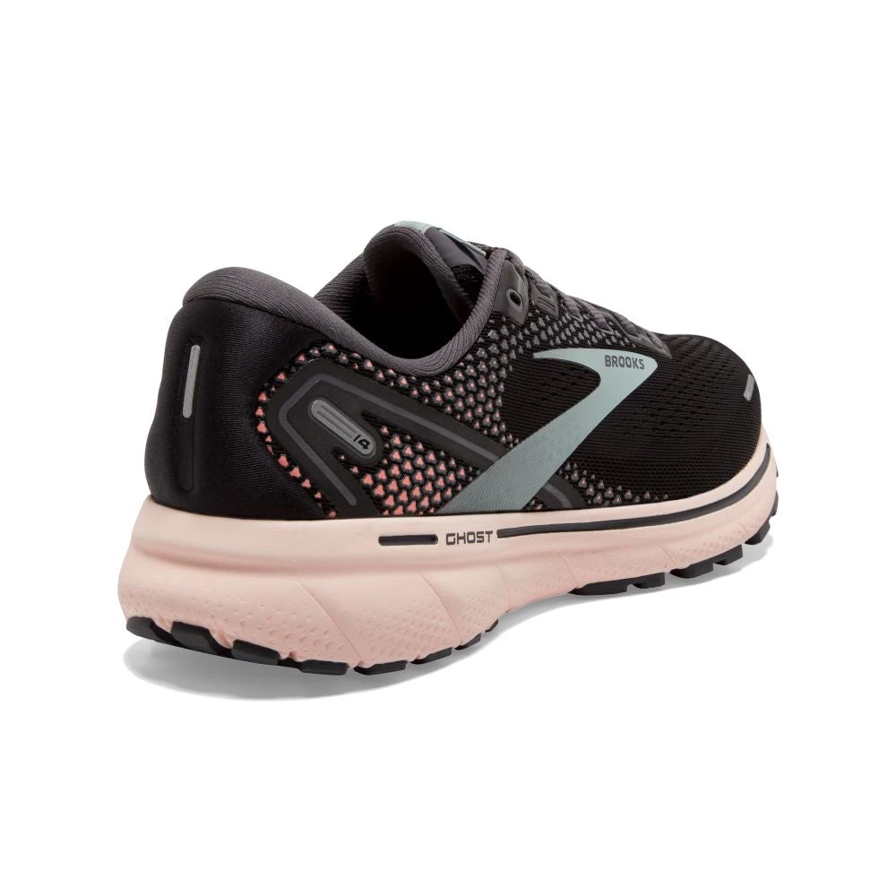 'Brooks' Women's Ghost 14 - Black / Pearl / Peach 7 'Brooks' Women's Ghost 14 - Black / Pearl / Peach