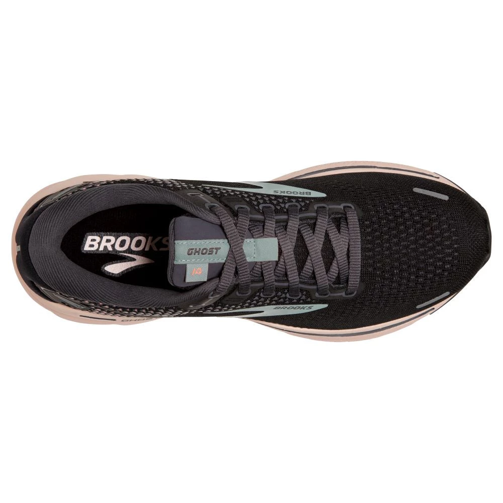 'Brooks' Women's Ghost 14 - Black / Pearl / Peach 4 'Brooks' Women's Ghost 14 - Black / Pearl / Peach